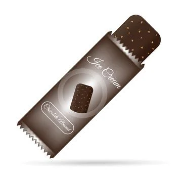 Realistic ice cream bar vector Stock Illustration