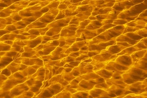 Realistic illustration of the reflection on the surface of the water in the.. Stock Illustration