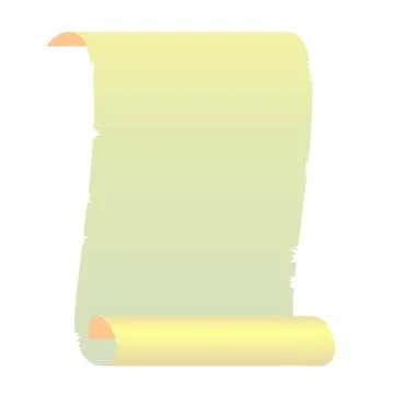 Realistic illustration roll for manuscript Stock Illustration