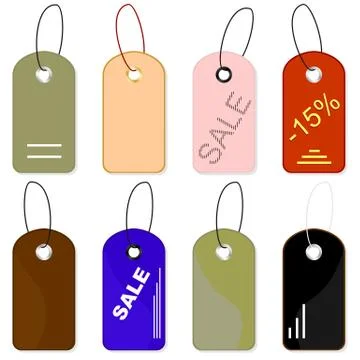 Realistic illustration ticket set Illustrazione stock