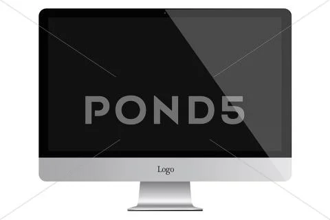 Realistic iMac Photoshop Mockup PSD Template