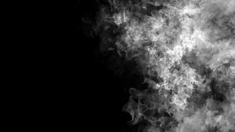 Realistic isolated fire effect for decoration and covering on black backgroun Stock Illustration