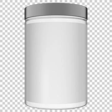 Realistic Jar 3D Rendering Mockup Template Stock Illustration