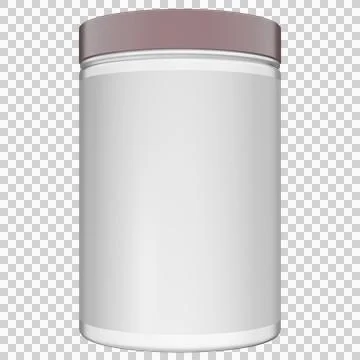 Realistic Jar 3D Rendering Mockup Template Stock Illustration