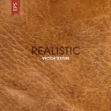 Realistic leather vector texture Stock Illustration