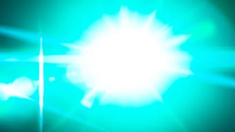 Realistic Len flare glow light effect on black background. Optical flares ove Stock Illustration