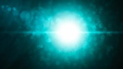 Realistic Len flare glow light effect on black background. Optical flares ove Stock Illustration
