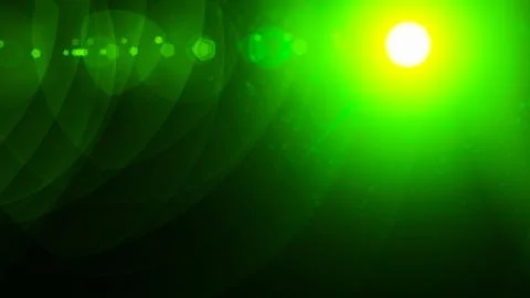 Realistic Len flare glow light effect on black background. Optical flares ove Stock Illustration