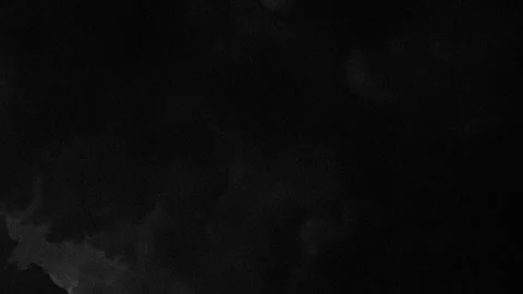 Realistic Light Bolt Strike Black Background Electric Thunder Flash Animation Stock Footage 345494182