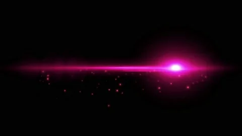 Realistic light lens flare on black background. Stock Footage 165379760