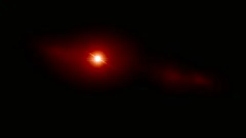 Realistic light lens flare on black background. Stock Footage 165379765