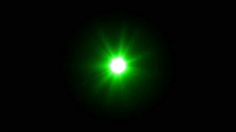Realistic light lens flare on black background.  Stock Footage 200808620