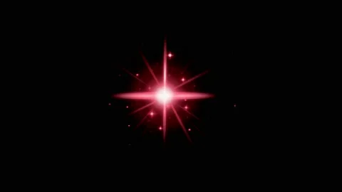 Realistic light lens flare isolate on black background. Stock Footage 222709342
