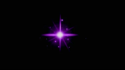 Realistic light lens flare isolate on black background. Stock Footage 222709373