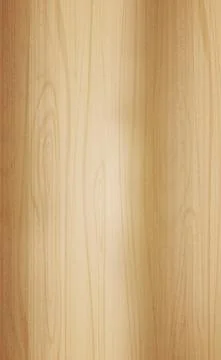 Realistic light wood pattern texture, background - Vector Stock Illustration