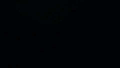 Realistic lightning on black background. Stock Footage 201322881