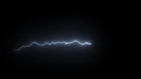 Realistic Lightning Bolt Flash Overlay for Storm and Weather Videos Stock-Footage 344717154