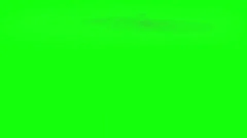Realistic Lightning Strike and Thunder Cloud on Green Screen Stock Footage 340635889