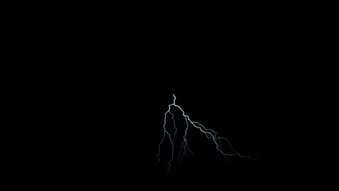 Realistic Lightning1 Video stock 86951956
