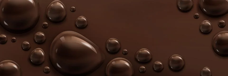 Realistic liquid chocolate background 스톡 일러스트