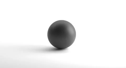 Realistic Looking Geometric Sphere Object Stock Illustration