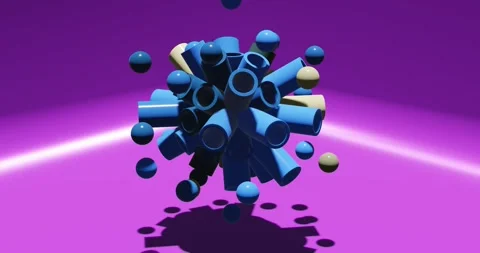 Realistic looping 3D animation Stock Footage 251414349