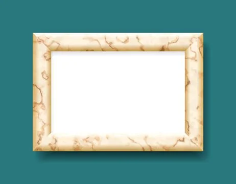 Realistic marbled frame.Vector illustration. 스톡 일러스트