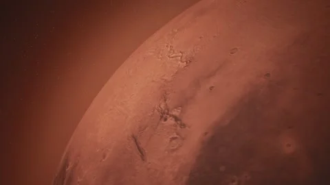 Realistic Mars Planet 01 Stock Footage 263400553