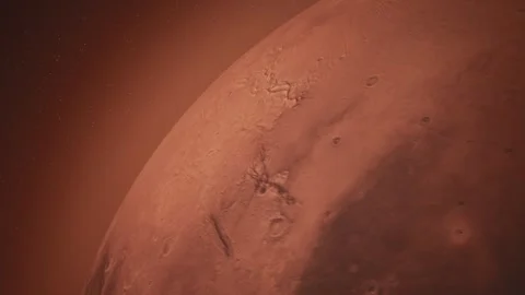 Realistic Mars Planet 06 Stock Footage 263399544