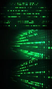 Realistic matrix background Illustrazione stock