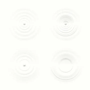 Realistic milk ripple Stock Illustration