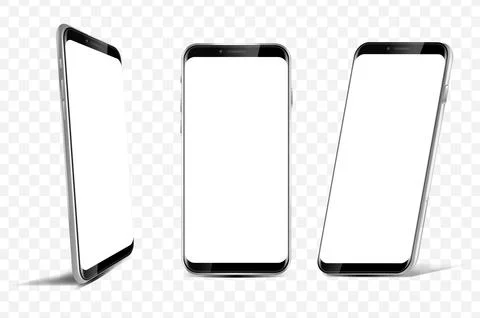 Realistic Mobile Phone Set Stock Illustration