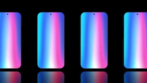 Realistic mockup of smartphone Stock Footage 268576079