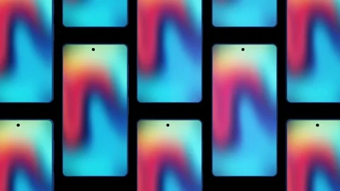 Realistic mockup of smartphone Stock Footage 268576104