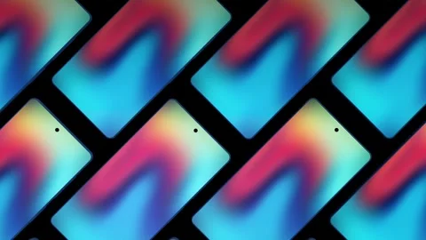 Realistic mockup of smartphone Stock Footage 268576141