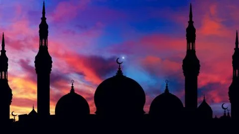Realistic mosque 3 Stock Photos