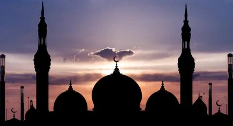 Realistic mosque Stock Photos