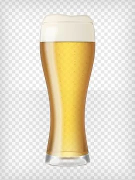 Realistic Mug with Beer Stock Illustration