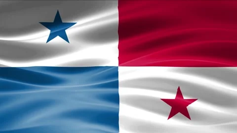Realistic National Flag Waving Seamless Loop Video Background. Stock Footage 345917536