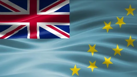 Realistic National Flag Waving Seamless Loop Video Background. Stock Footage 345918436