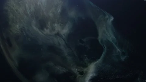 Realistic nebula clouds in the universe Stock Footage 156012745