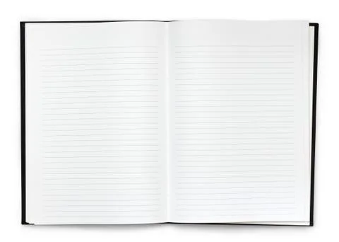 Realistic notebook . Template notebook. Blank cover design Stock Photos