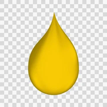 Realistic oil drop Stock Illustration