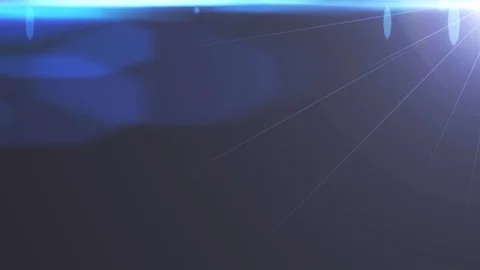 Realistic optical lens flare effect, computer generated. 3d rendering of flash Video stock 120150220