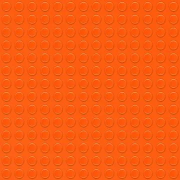 Realistic orange plastik constructor seamless background. Vector illustration Stock Illustration