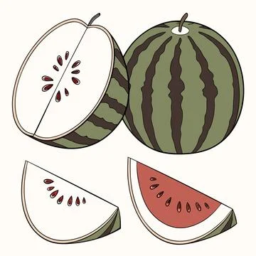 Realistic Organic Fruit Elements Set for Healthy Food Branding Stockillustratie