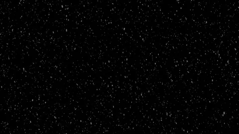 Realistic Overlay Snow Fall On Black Screen With Wind Winter Video Add Effect Stock Footage 121978523