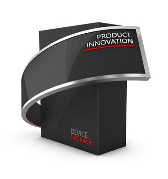 Realistic Package Box. For presentation Software, electronic device and other Stock Illustration