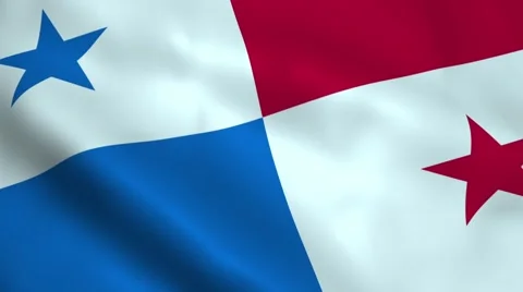 Realistic Panama flag Stock Footage 66247798