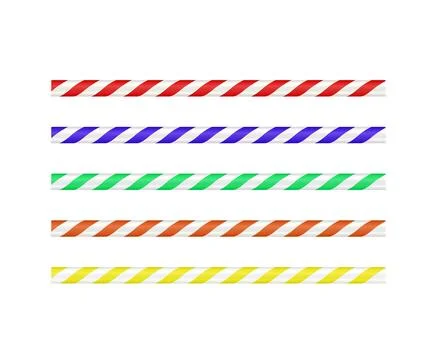 Realistic paper straw mock up template on isolated white background. Flexible Stock Illustration